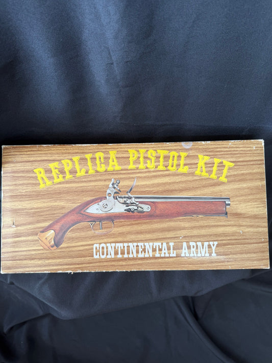 Replica Continental Army Pistol Kit — .69 Cal Drawn Steel Barrel