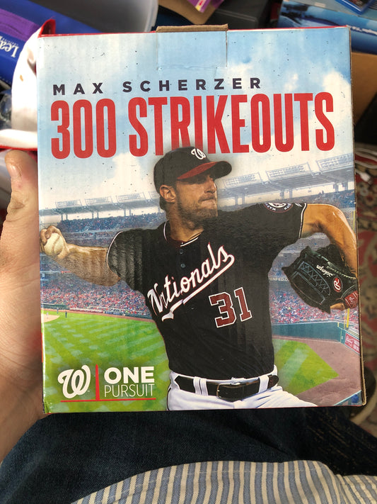 2019 Max Scherzer Washington Nationals Bobblehead