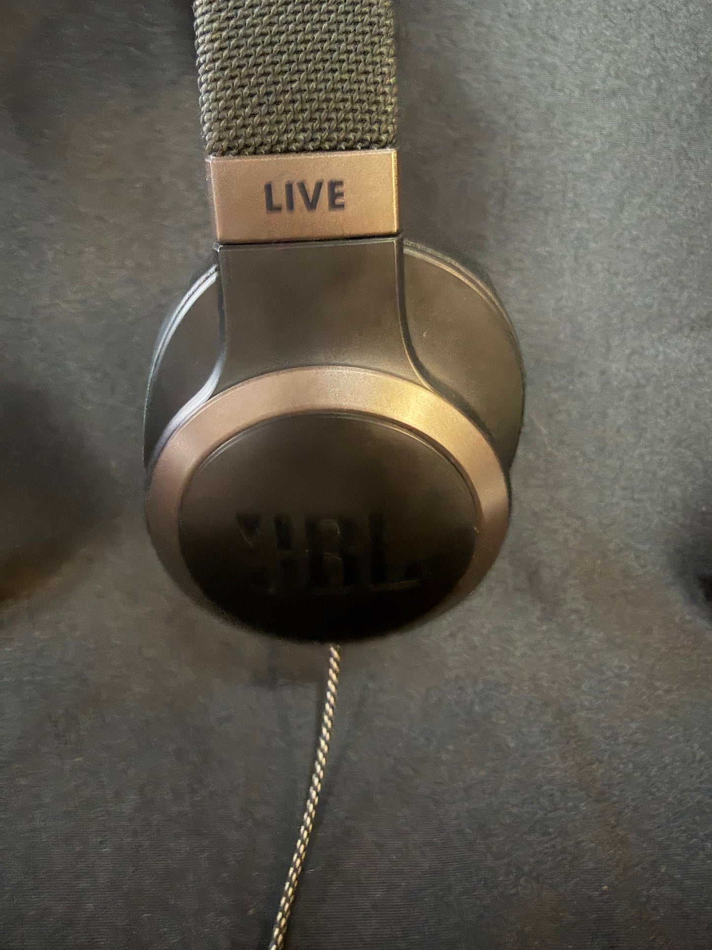 JBL Live 660 Bluetooth Wired Over-Ear Headphones - Black (tested + working)
