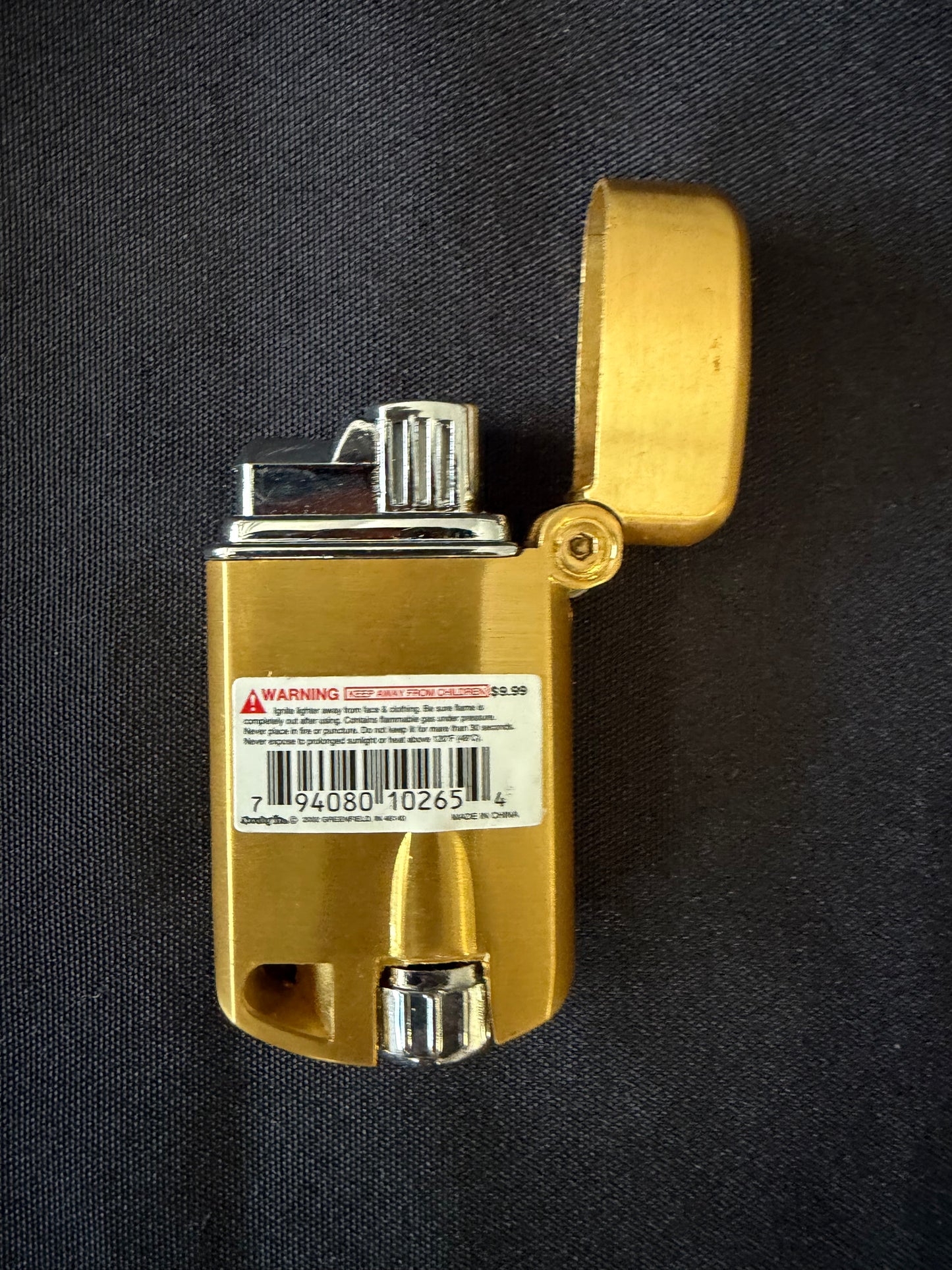 Dale Earnhardt Jr. 24K Gold-Plated NASCAR Butane Lighter