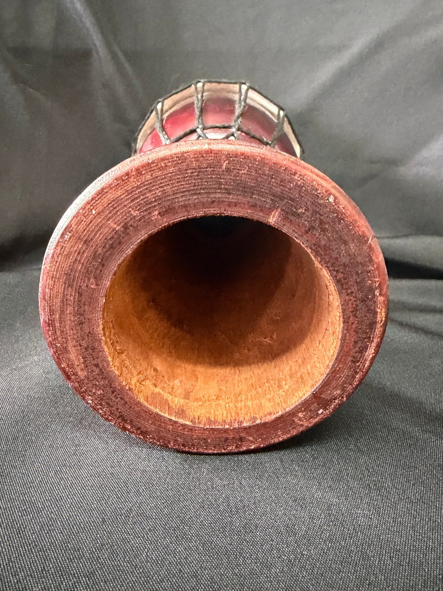 Hand-painted Wooden Djembe Drum