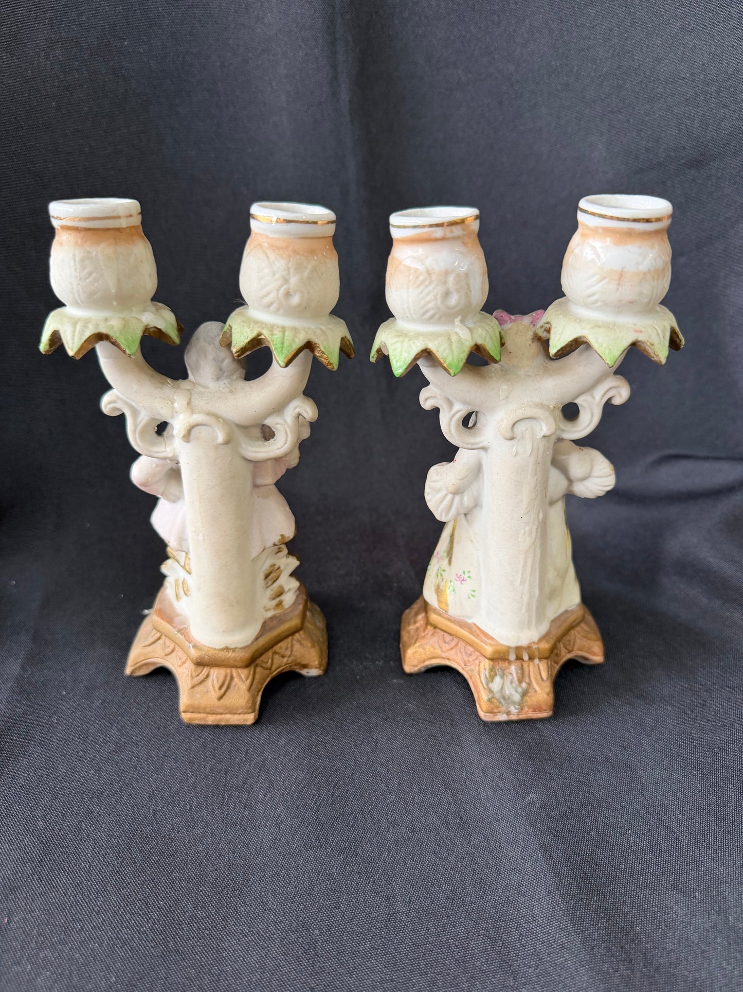 English Candle Holders - Made in Japan (Set of 2)