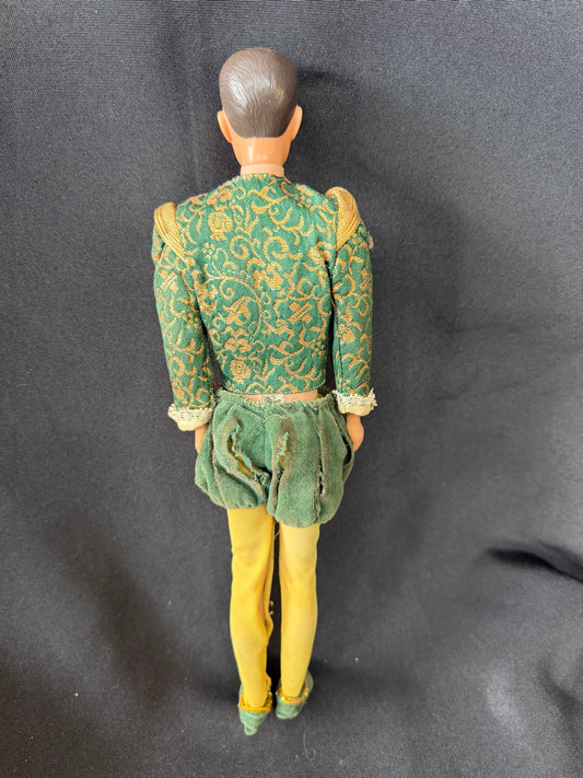 Vintage 1960's Ken Doll - "The Prince" Green and Gold Outfit