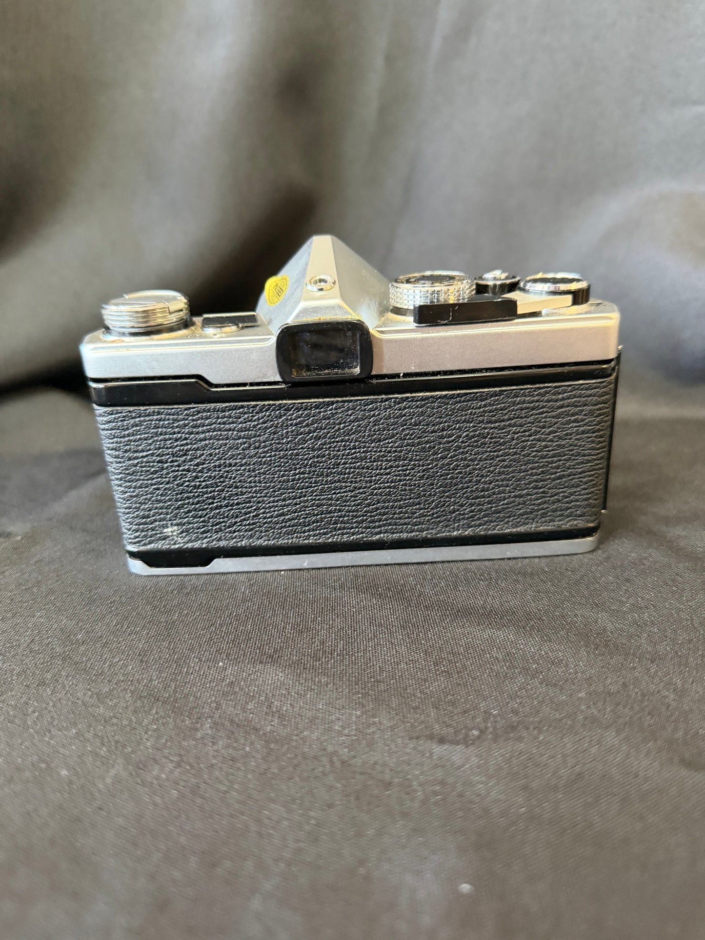 Olympus OM-1 Film Camera – Silver with 55mm Macro Lens
