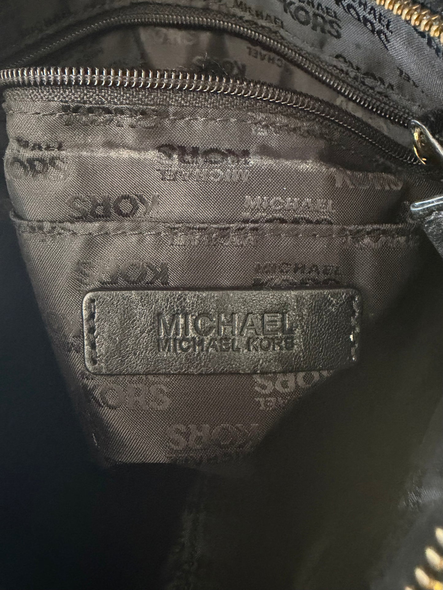 Michael Kors Newman Black Leather Bag