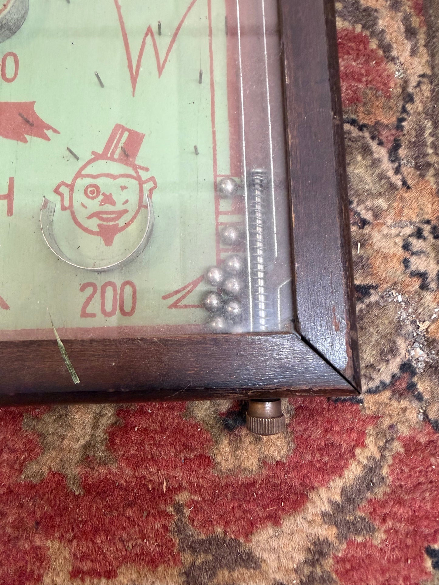 Antique 1933 "Double Poosh Up" Pinball Game - Northwestern Mailbox Co.