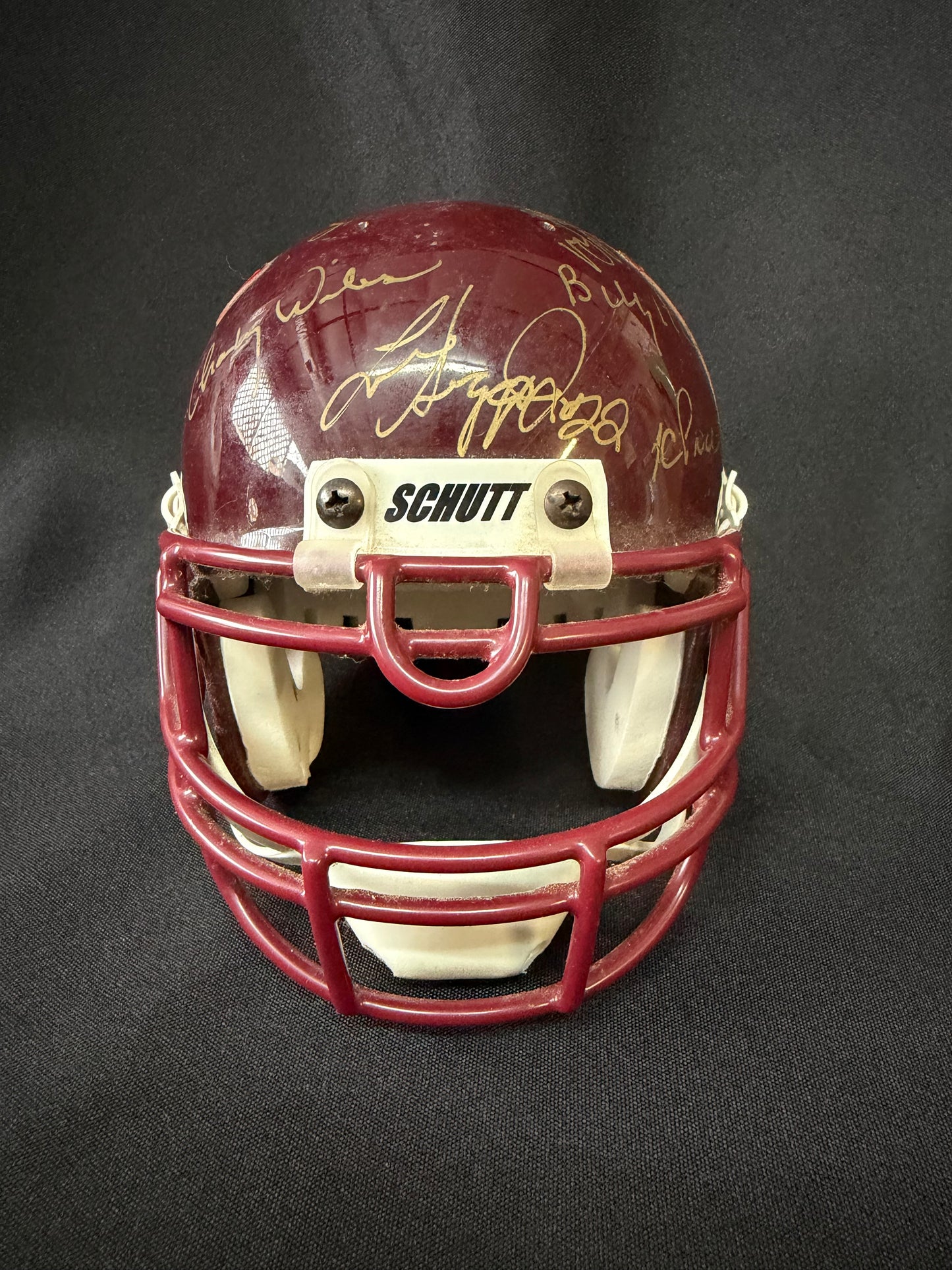 Virginia Tech Collectible Mini-Helmet with Signatures