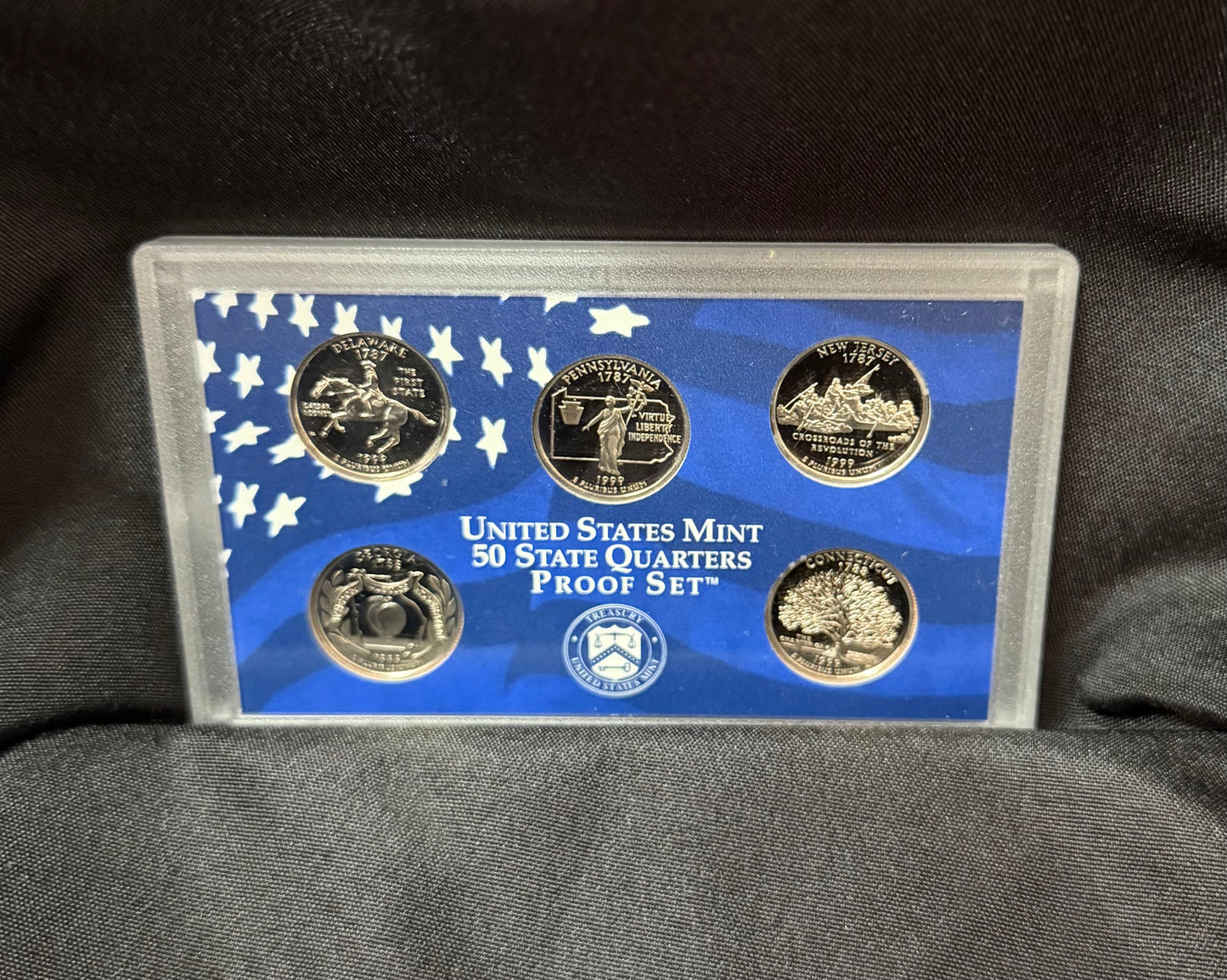 United States Mint 50 State Quarters Proof Set - 1999