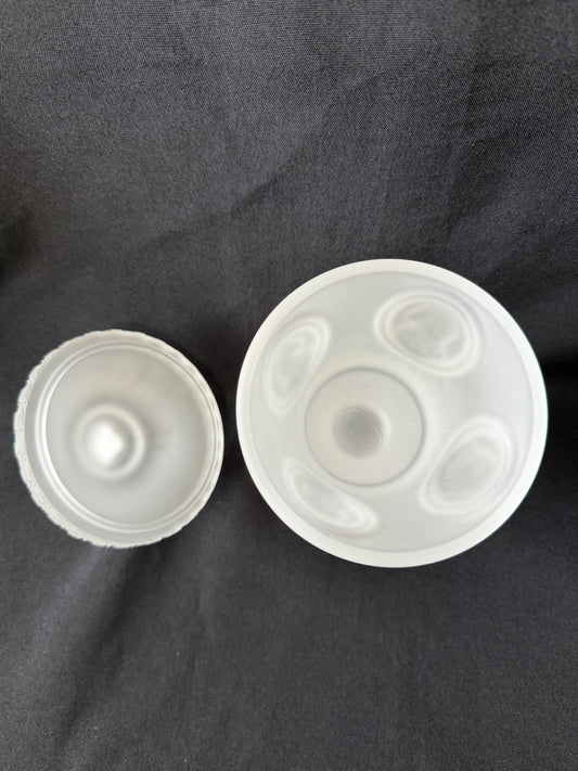 Fenton — 1976 Bicentennial Commemorative Frosted Lidded Candy Dish