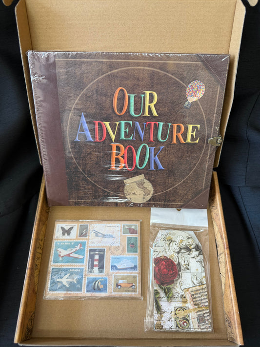 "Our Adventure Book" DIY Scrapbook Photo Album (Factory Sealed)