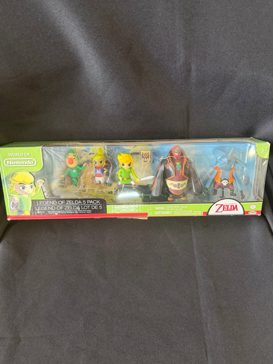 World of Nintendo — The Legend of Zelda: Wind Waker 5-Pack 2.5" Mini Figures