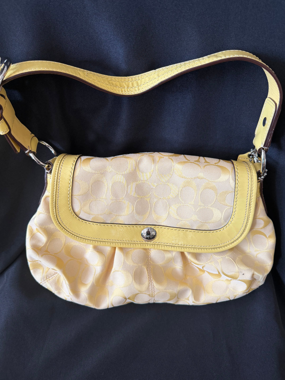 Coach Soho Signature Jacquard Vintage Shoulder Bag