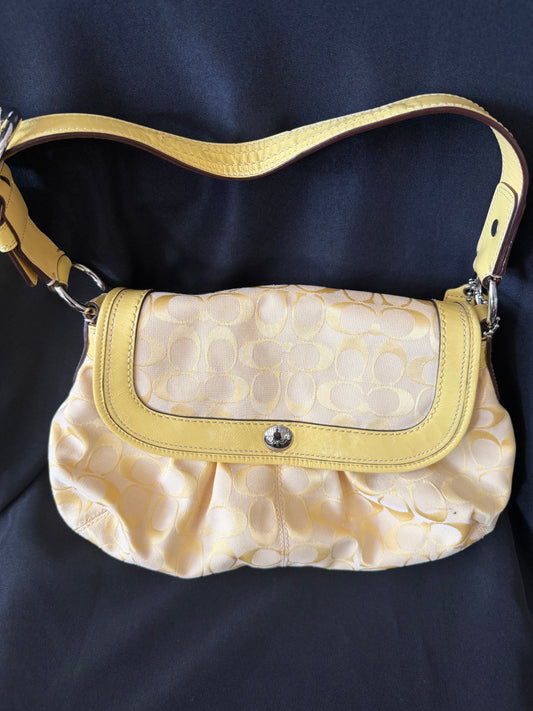 Coach Soho Signature Jacquard Vintage Shoulder Bag