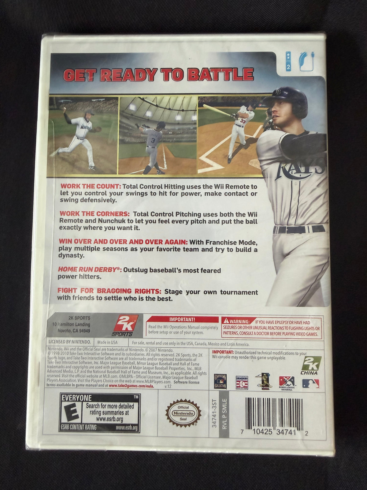Major League Baseball 2K10 (Nintendo Wii, New in Box)
