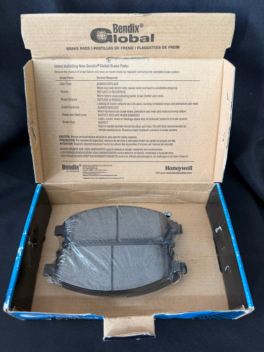 Bendix Global Semi-Metallic Brake Pads MRD855