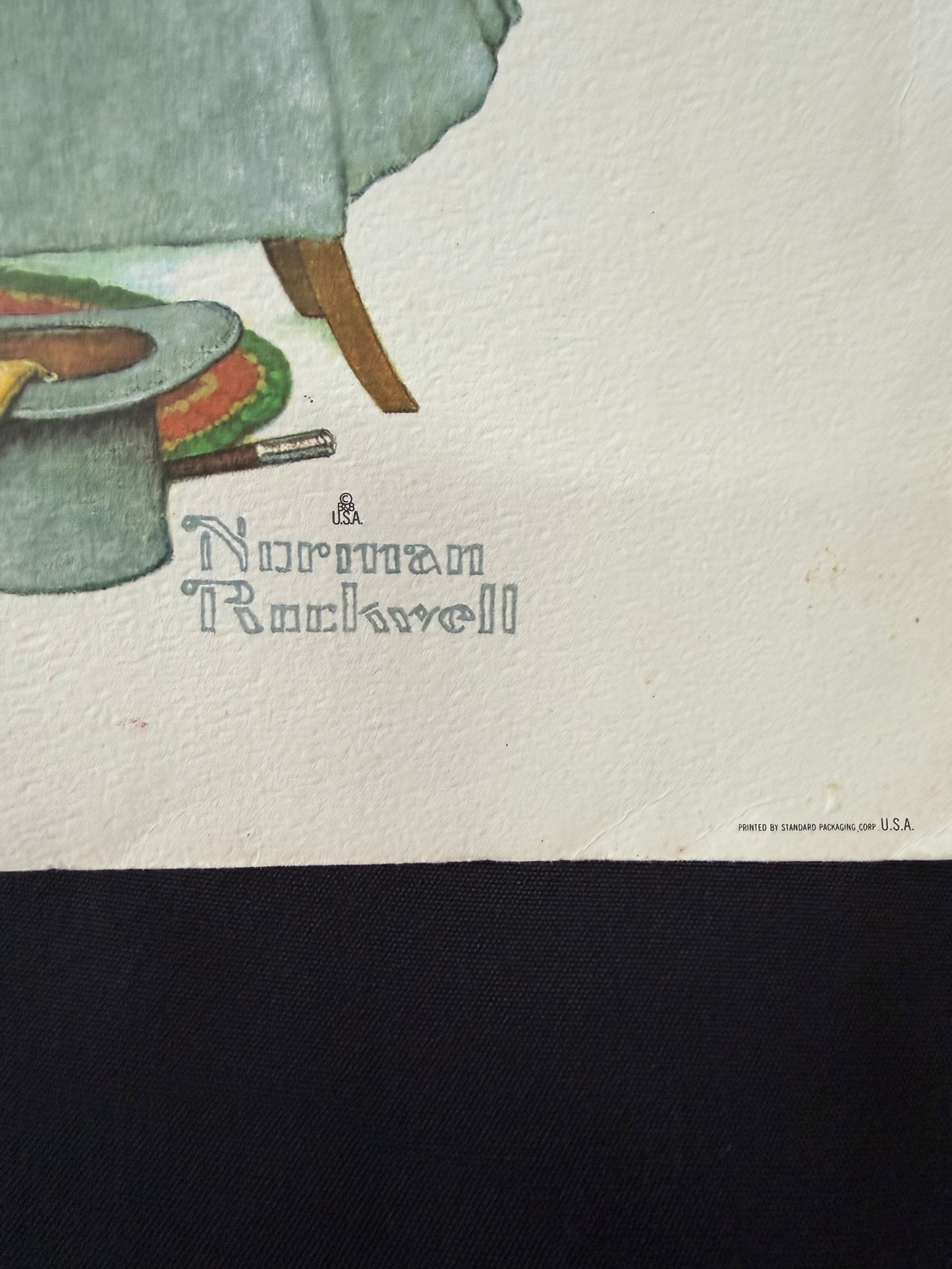 Norman Rockwell — "Fondly Do We Remember" & "Gaily Sharing Vintage Times" Art Print Set