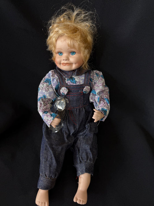 Ashley Belle Porcelain Doll ~ 13" with Glasses