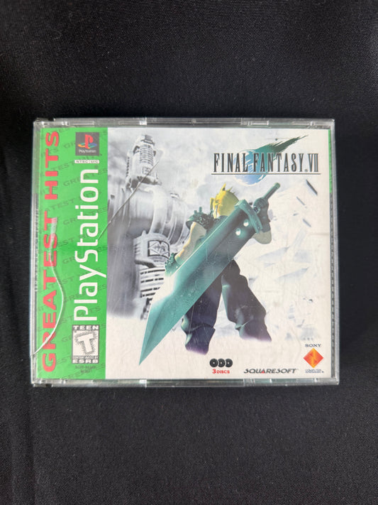 Final Fantasy VII — PlayStation 1 (1997) Greatest Hits 3-Disc Set