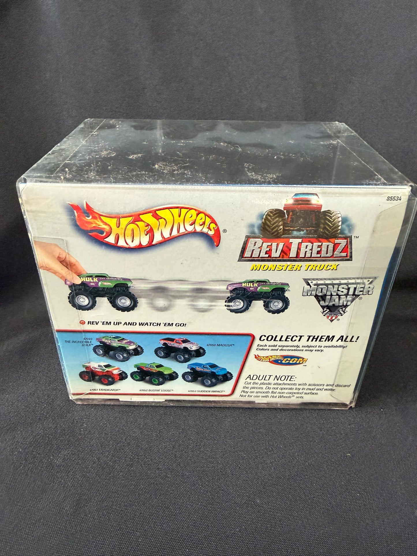 Hot Wheels Monster Jam — Tetra Firemouth Rev Tredz Trucks (Set of 2)