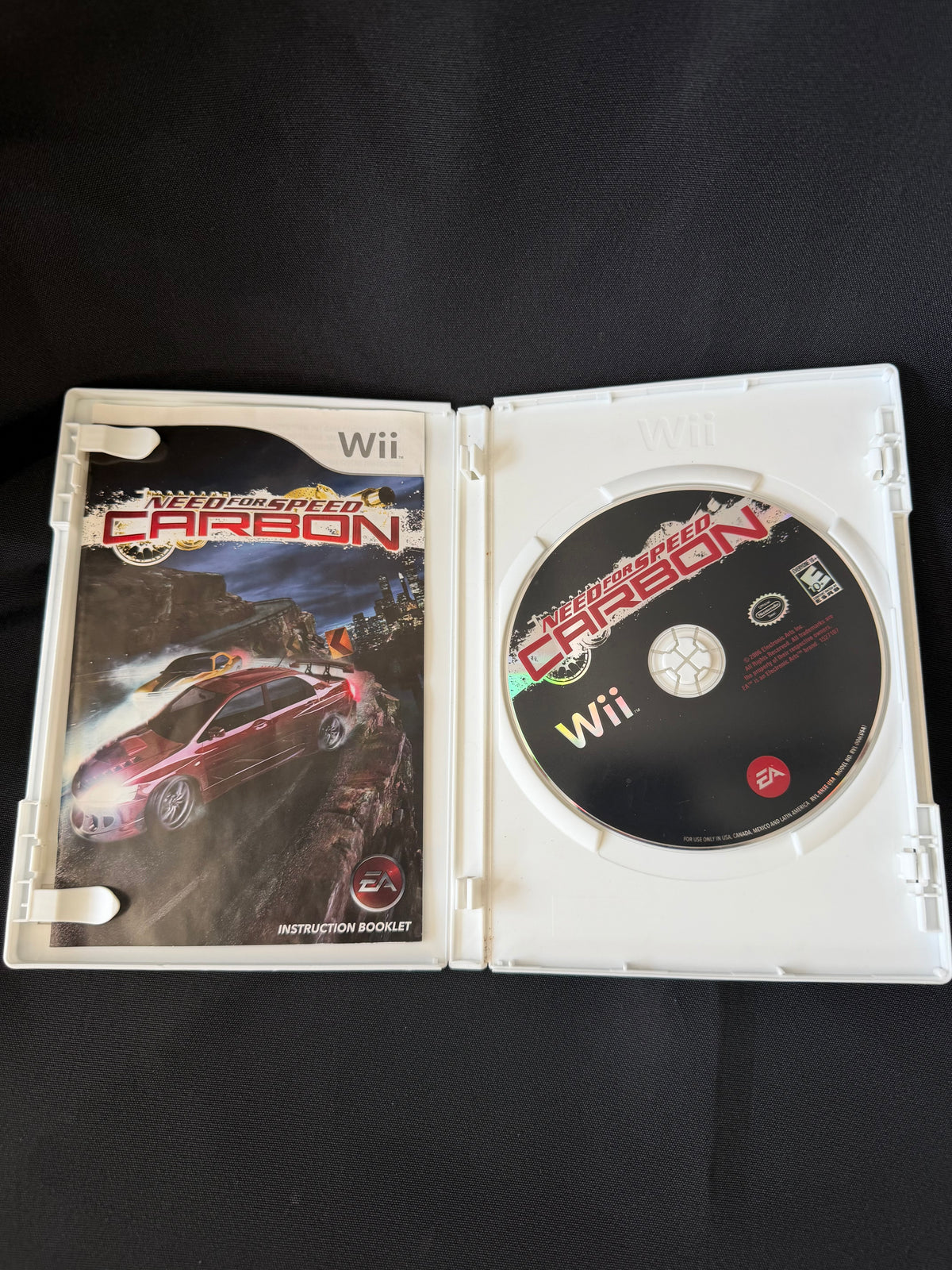 Need for Speed: Carbon (Nintendo Wii, Complete with Manual)