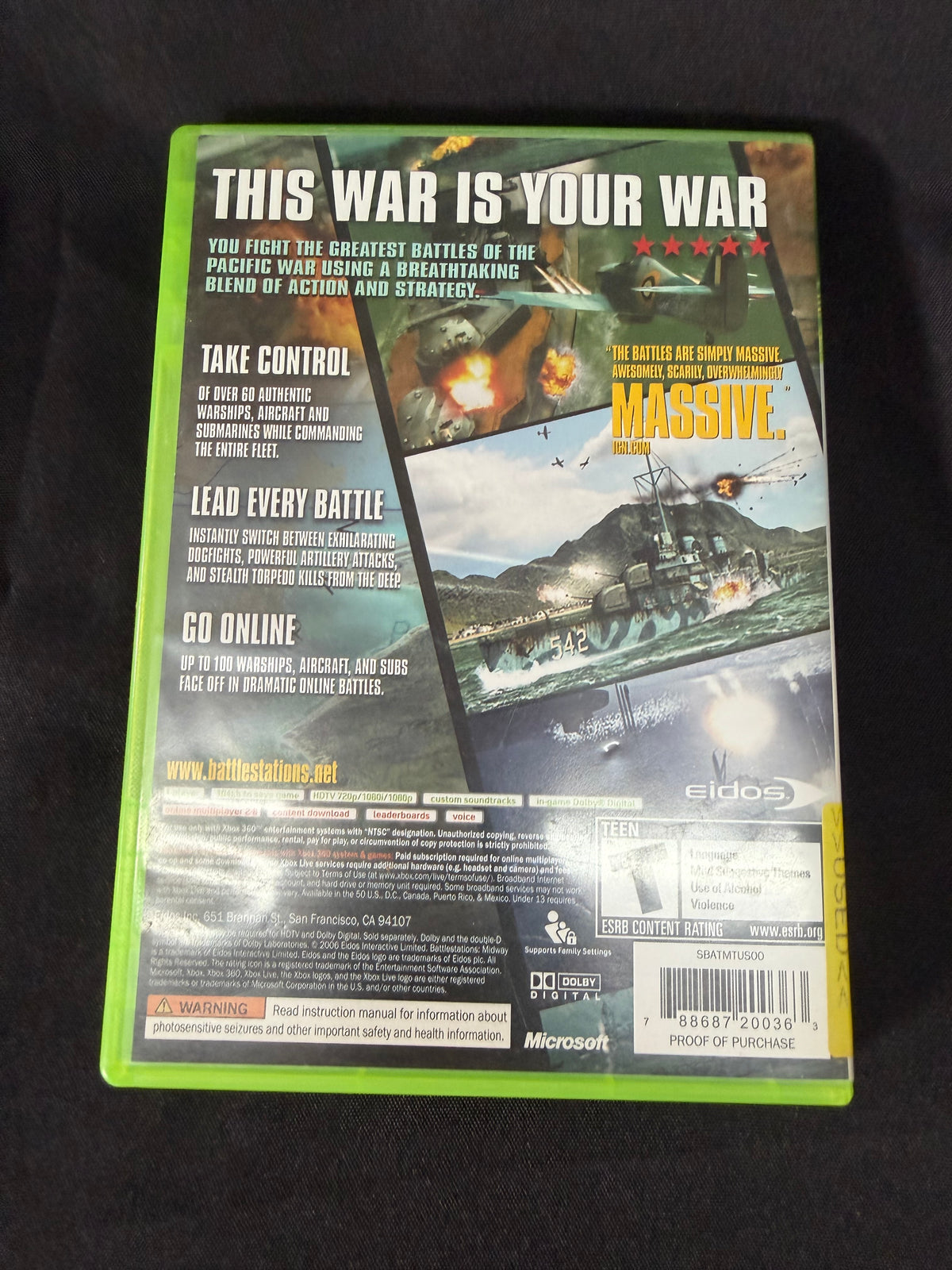 Battlestations: Midway (Xbox 360, with Manual)