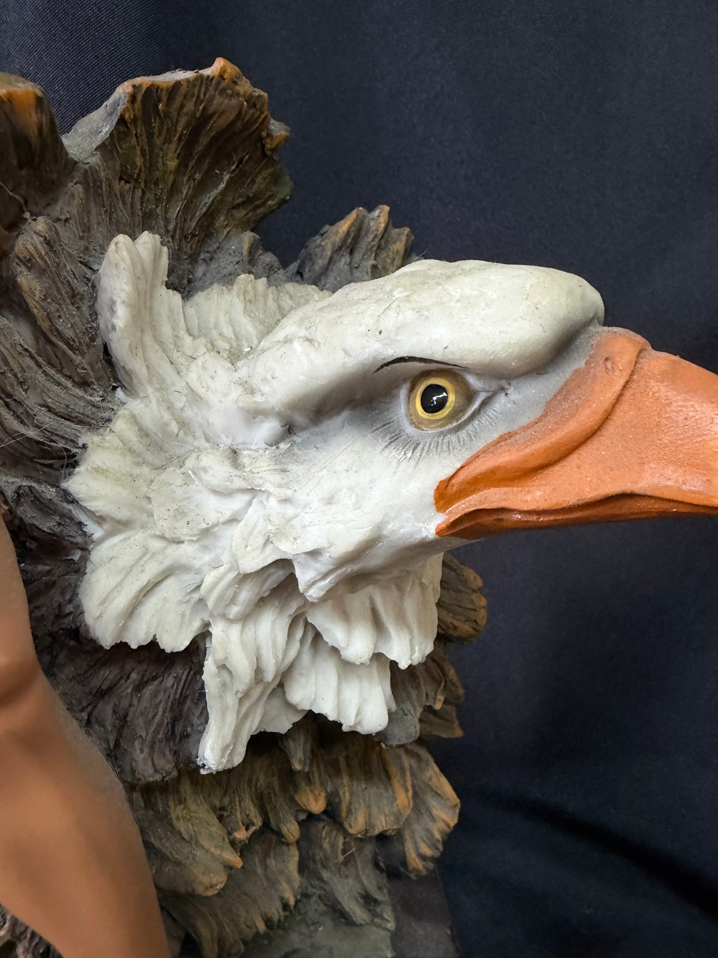 D.M.B. Collection: Native American Statue Eagle and Wolf