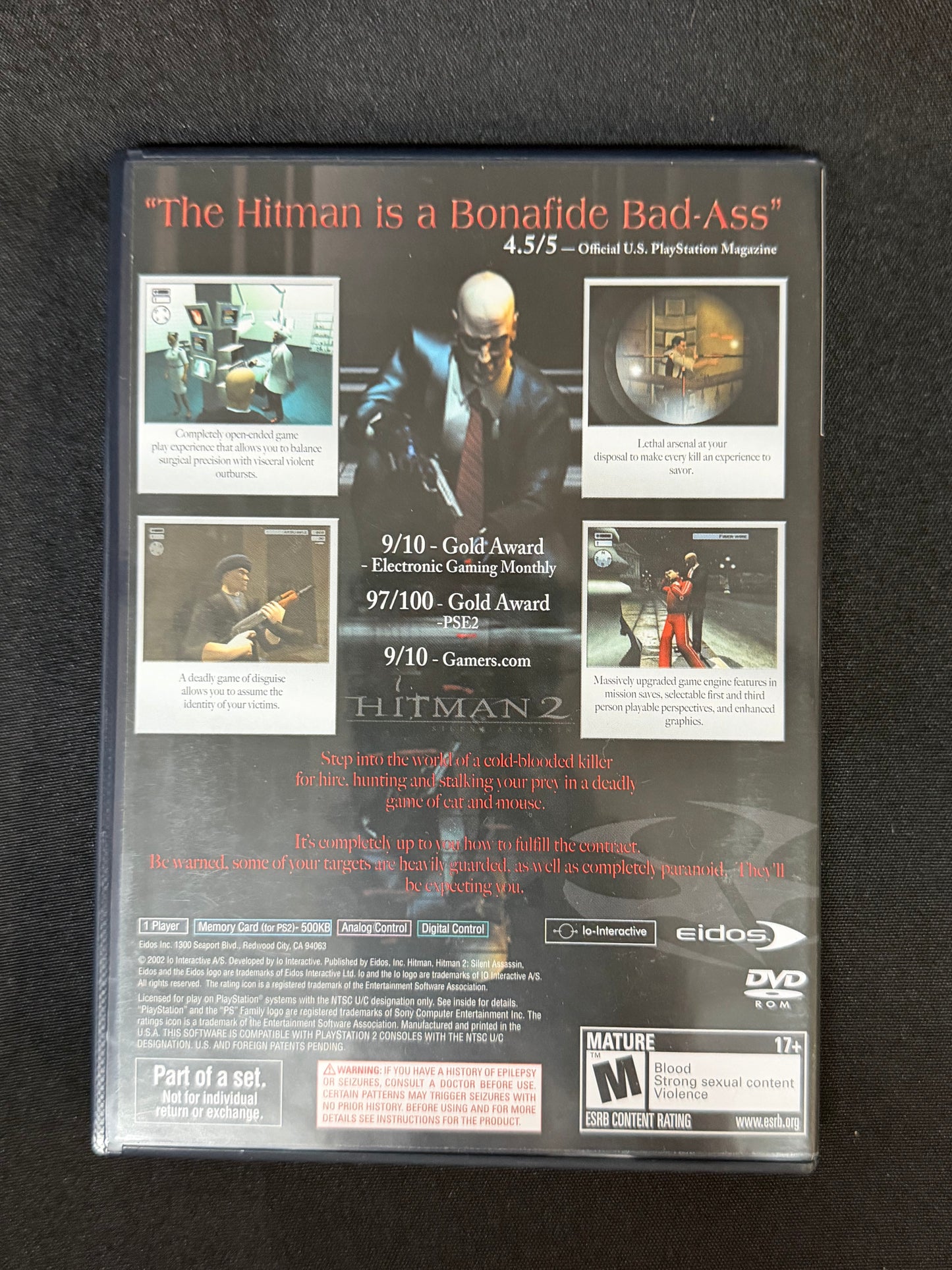 Hitman Trilogy — PlayStation 2 (PS2)