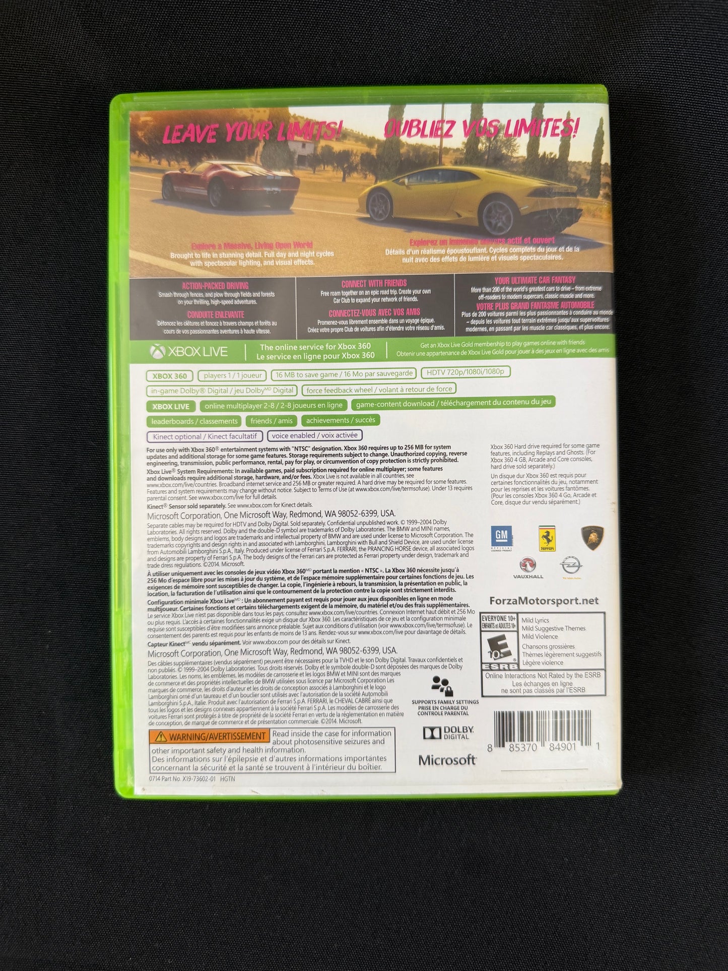 Forza Horizon 2 (Xbox 360)