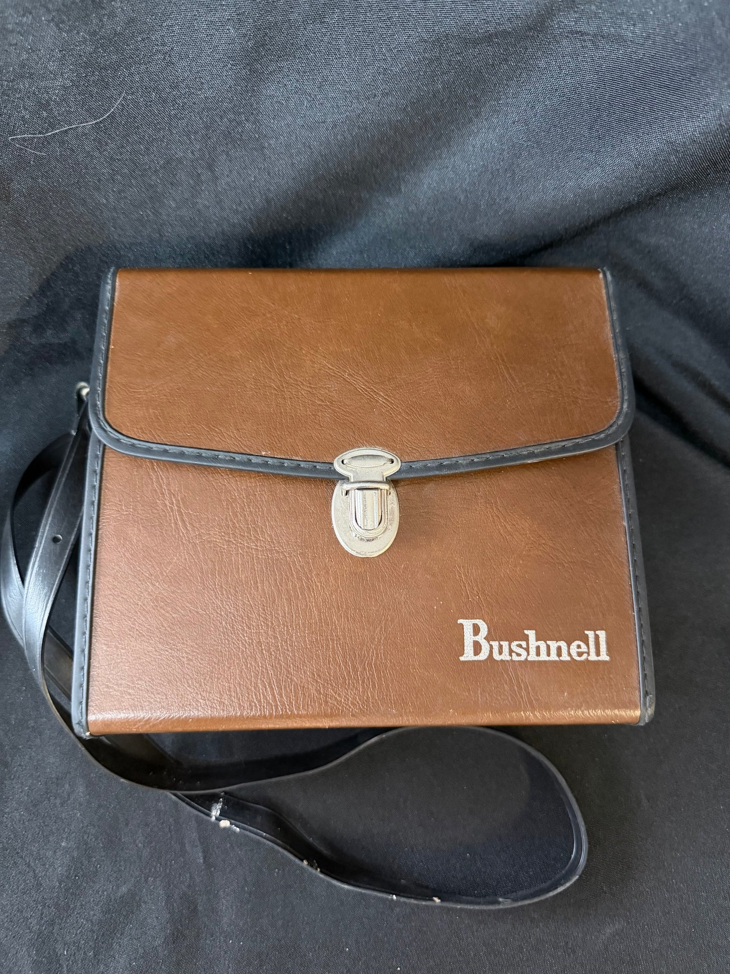 Vintage Bushnell Insta-Focus Binoculars 7x21 Zoom - with Leather Case