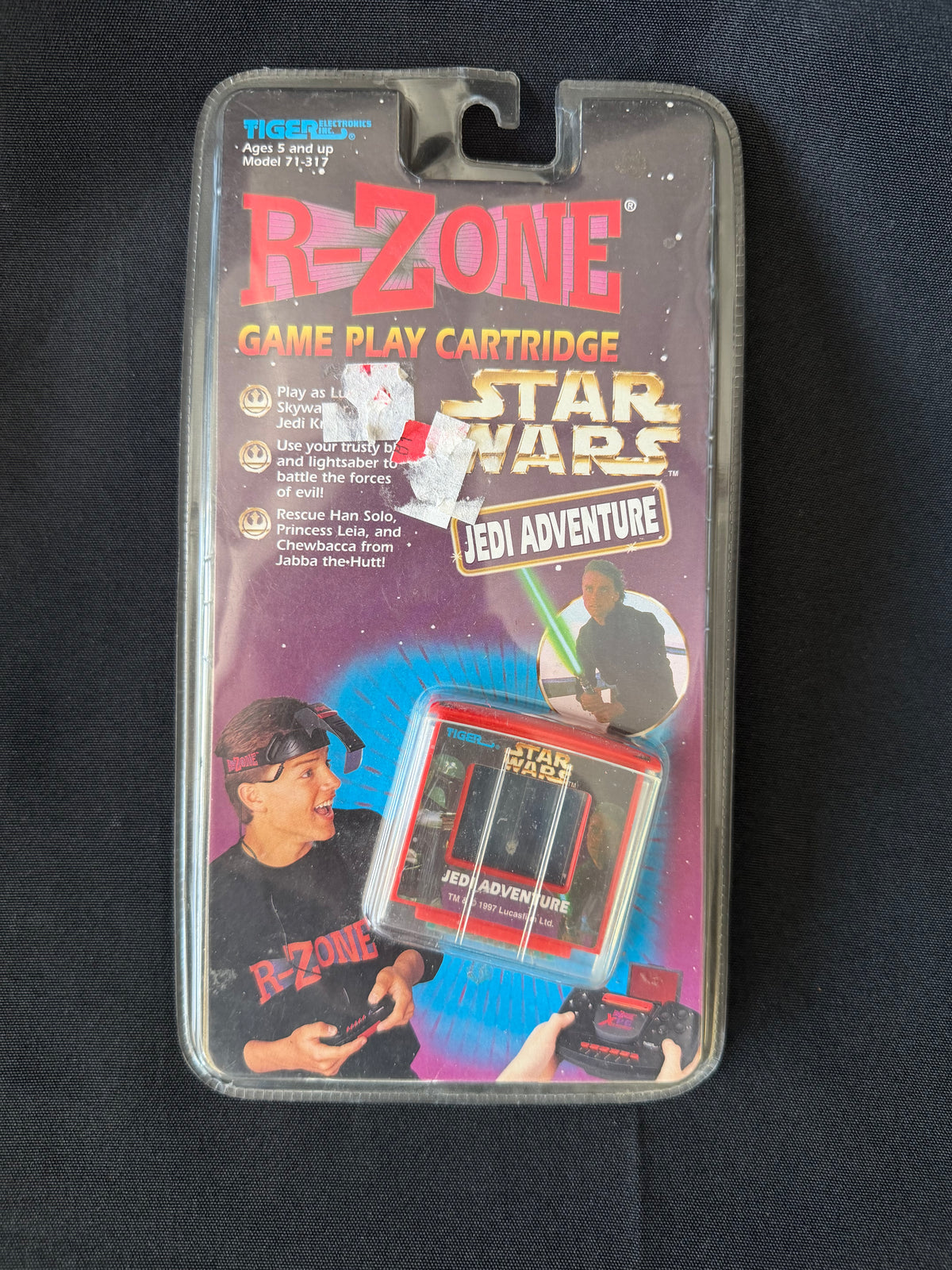 1997 Tiger R-Zone — Star Wars Jedi Adventure Game Cartridge (Sealed, MIP)