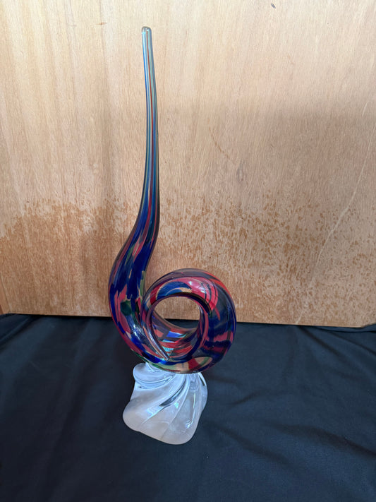 Murano Glass Art Sculpture - Attributed to Italian artist Fulvio Bianconi