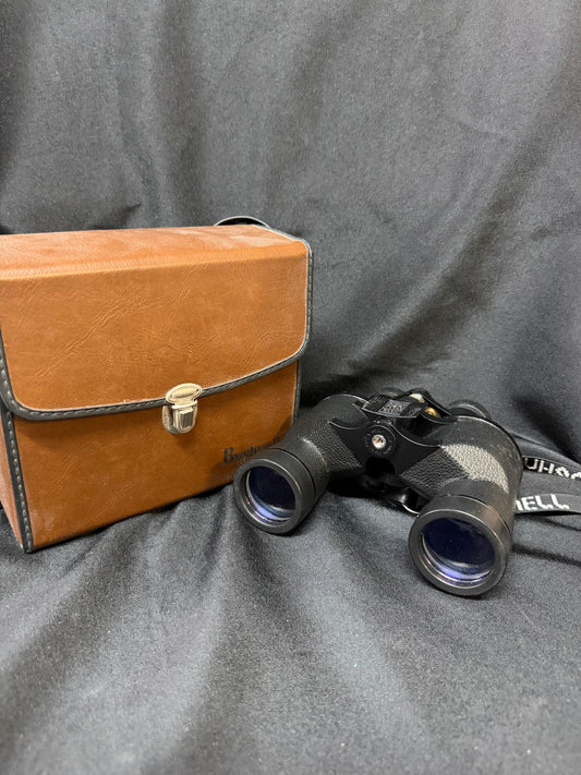 Vintage Bushnell Insta-Focus Binoculars 7x21 Zoom - with Leather Case