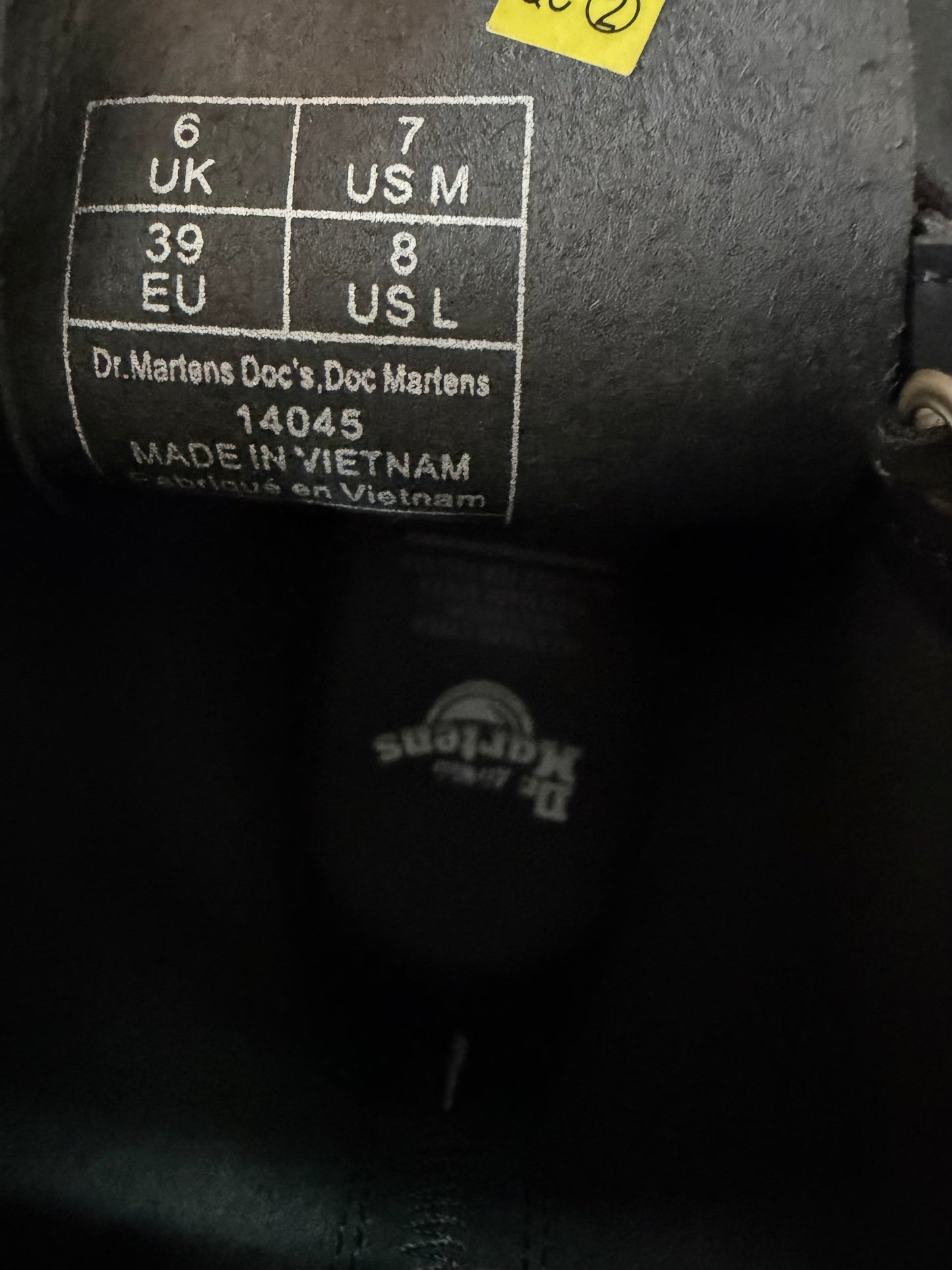 Dr. Martens 14045 Vegan Felix Combat Boots - US Size 7