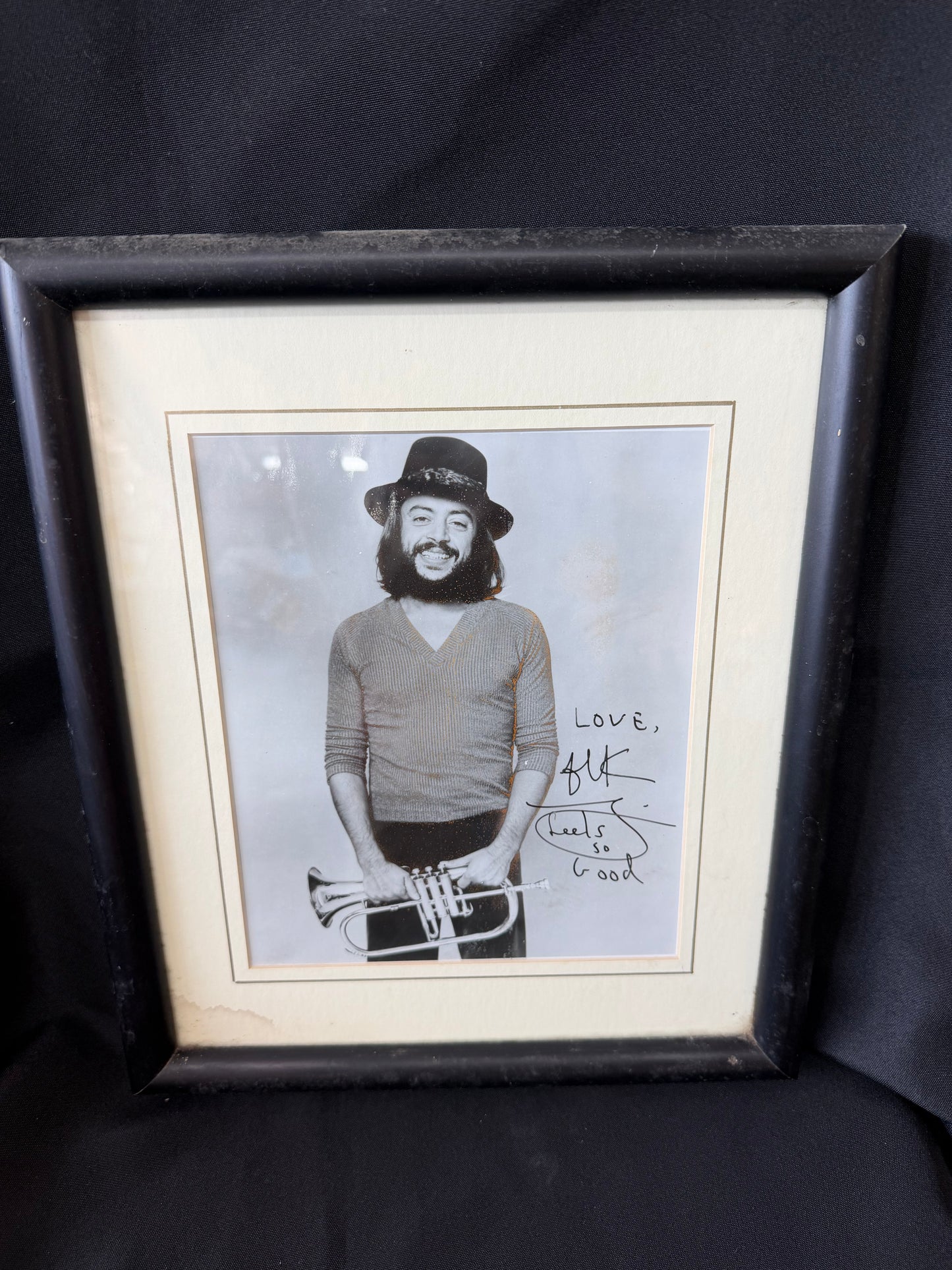Chuck Mangione Press Photo — Autographed "Love Feels So Good"