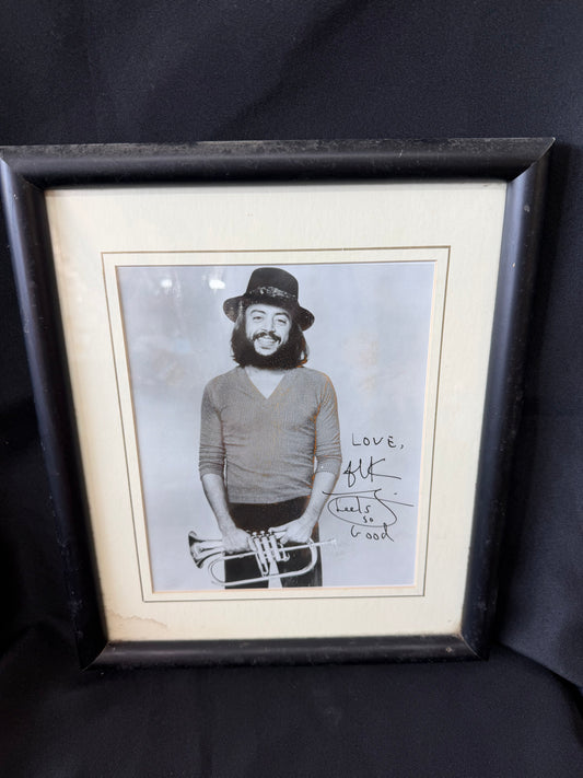 Chuck Mangione Press Photo — Autographed "Love Feels So Good"