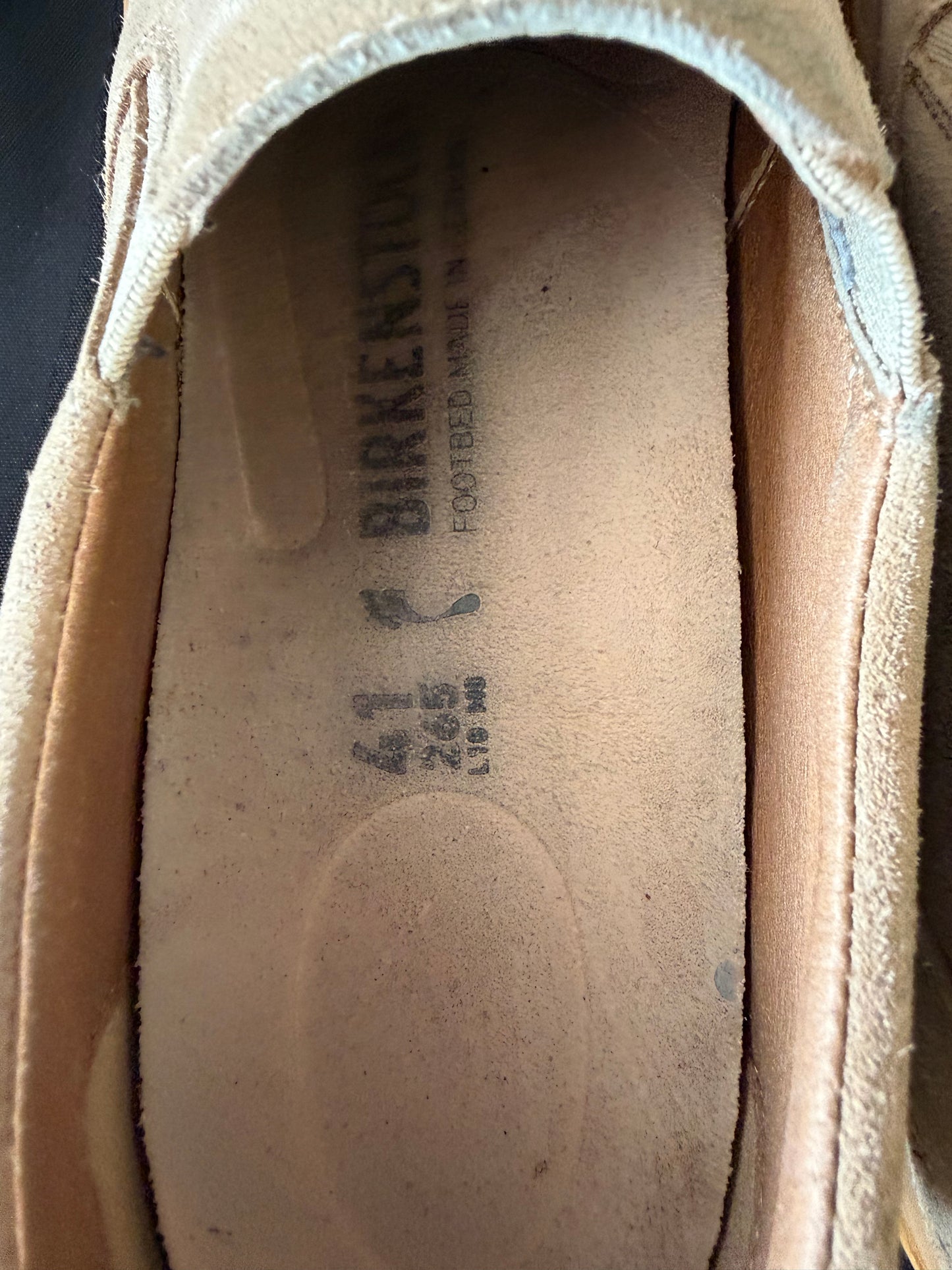 Birkenstock Oswego Suede Slip-On Casual Shoes — Men’s 8.5 (EU 41)