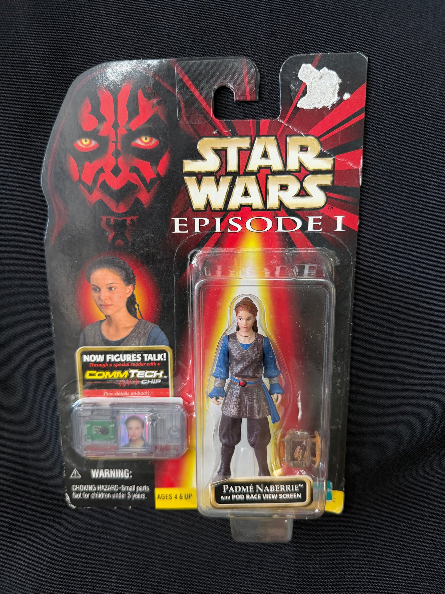 Star Wars Episode 1 — Padme Naberrie Action Figure with CommTech Chip (1998)