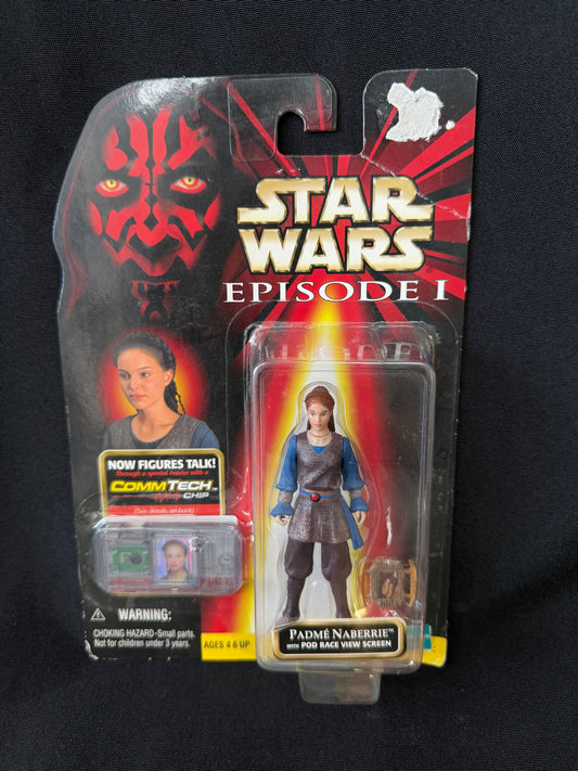 Star Wars Episode 1 — Padme Naberrie Action Figure with CommTech Chip (1998)