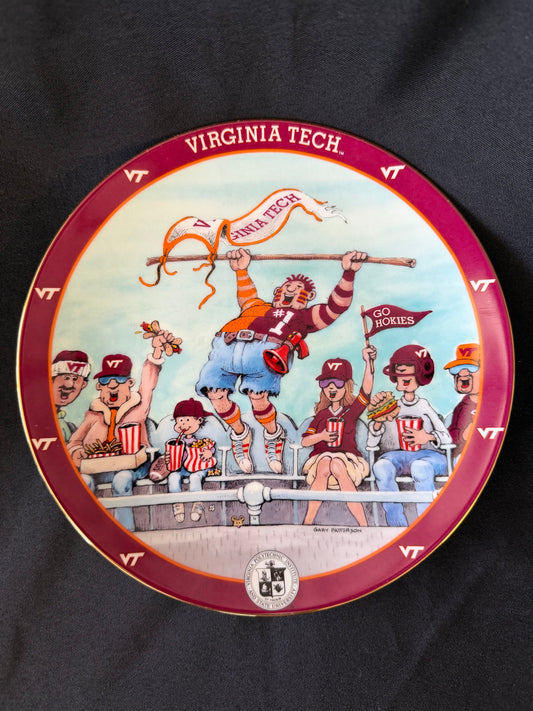 Virginia Tech "Spectacular Spectator" Porcelain Collectible Plate
