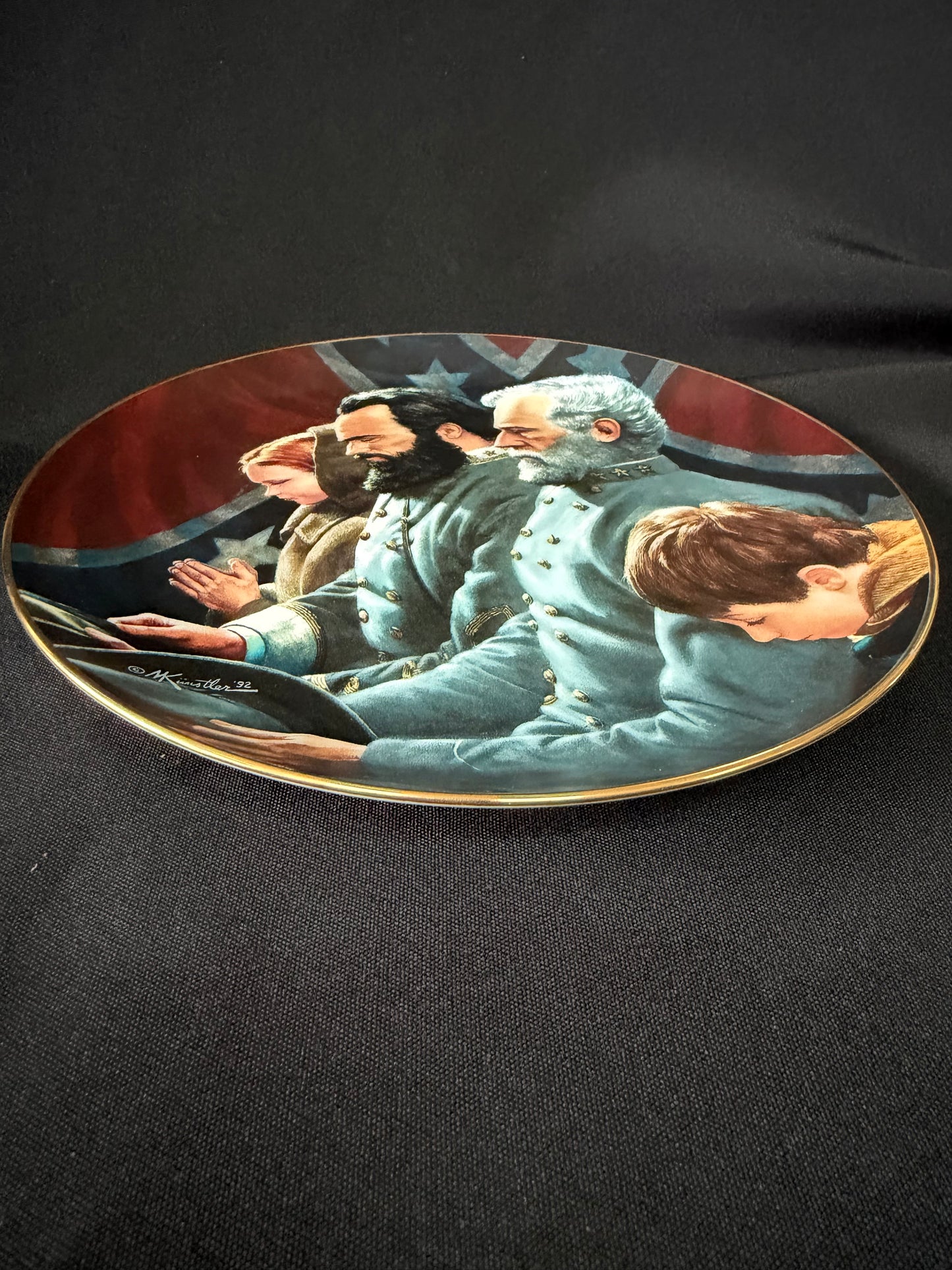 Danbury Mint Collectibles Plate: "The Generals were Brought to Tears"