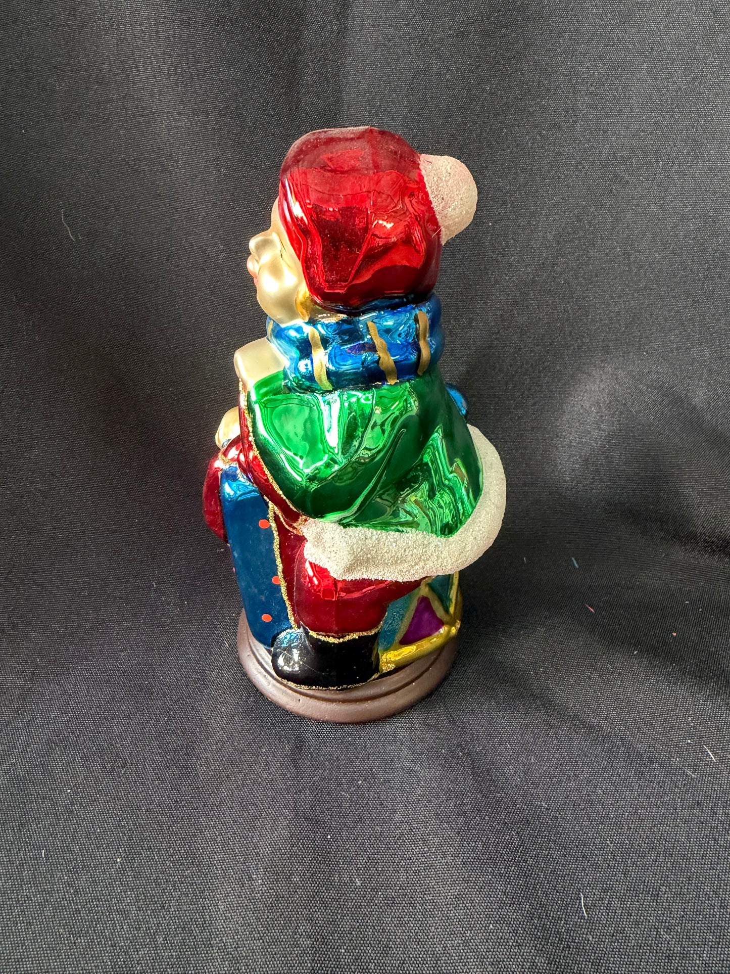 Thomas Pacconi Classics — Blown Glass Christmas Boy (2004) Wooden Base