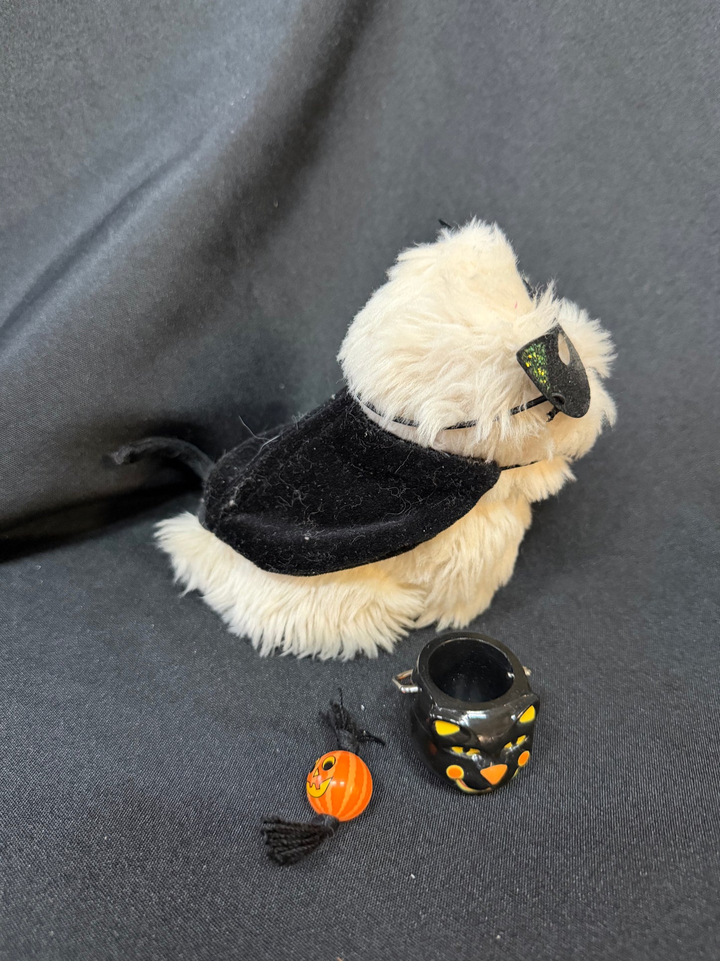American Girl Doll "Coconut" Dog — with Halloween Cat Costume
