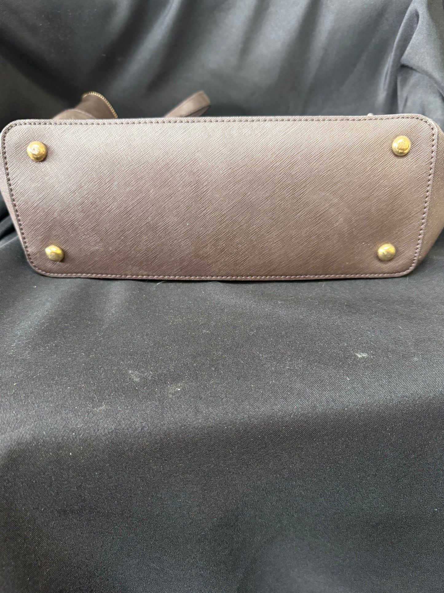 Michael Kors Brown Leather Tote Bag