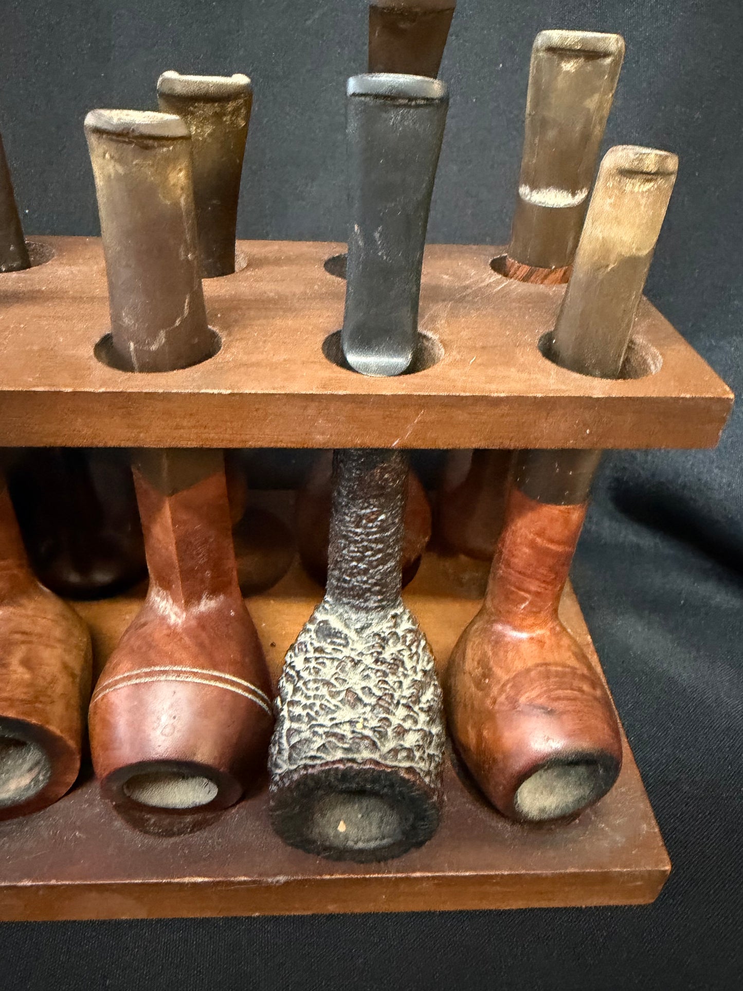 Set of 12 Vintage Smoke Pipes