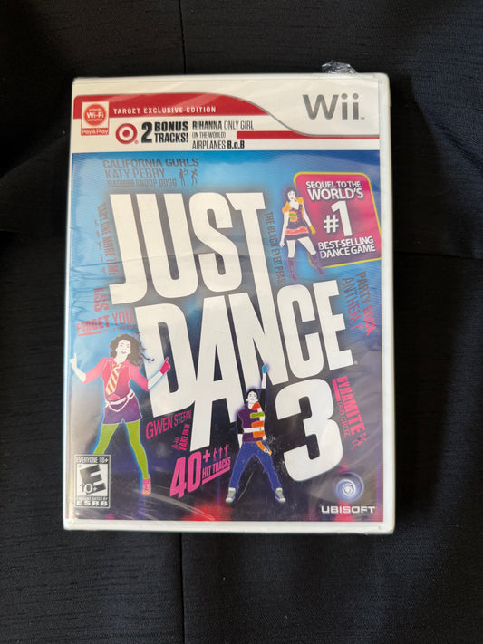 Just Dance 3 (Nintendo Wii) Target Exclusive Edition SEALED