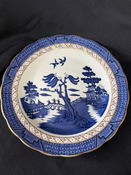 Royal Doulton Plate: "Real Old Willow" BOOTHS