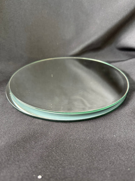 Glass Mirror Plate set of 2