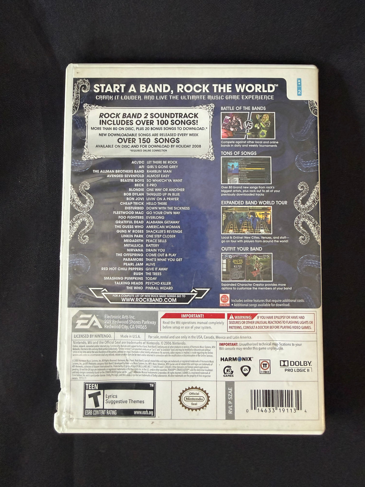 Rock Band 2 (Nintendo Wii)