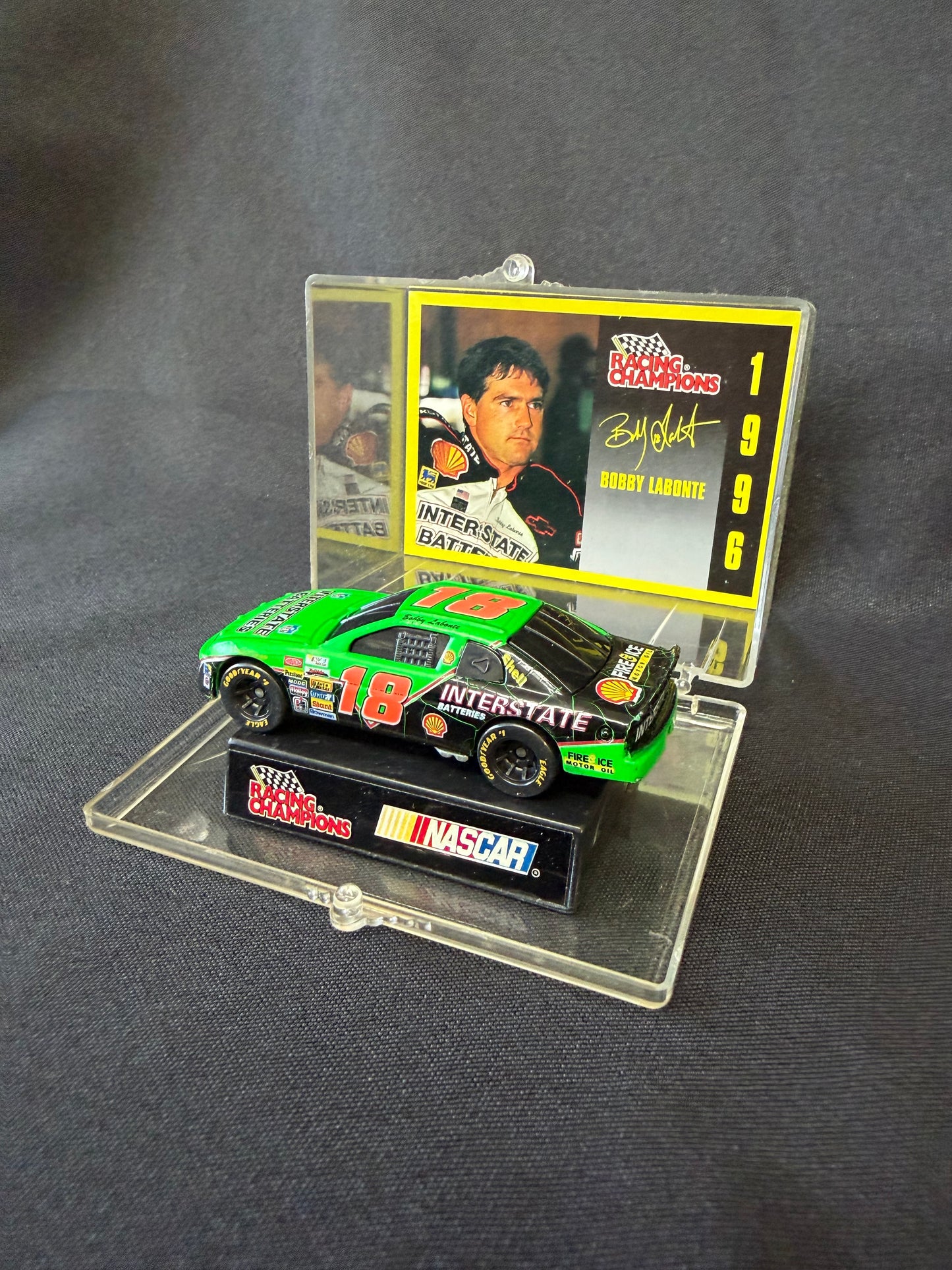 Racing Champions Die-Cast – Bobby Labonte #18 Interstate Batteries Pontiac NASCAR