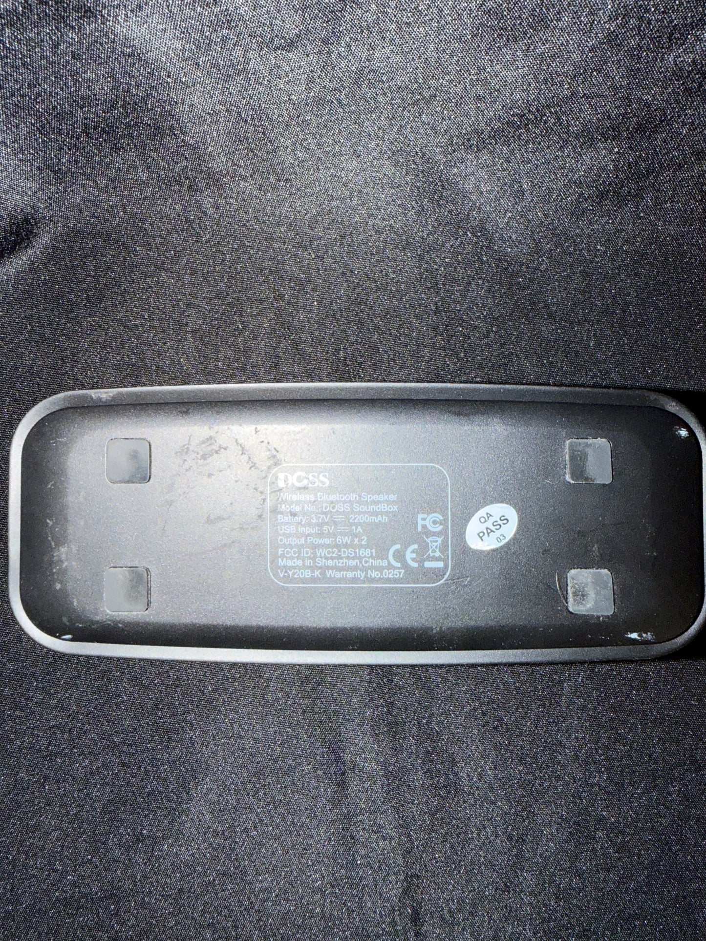 DOSS SoundBox Wireless Bluetooth Speaker - no charger